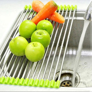 Stainless Steel Rolling Drain Drying Rack