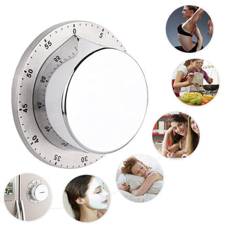 Stainless Steel Magnetic Kitchen Timer
