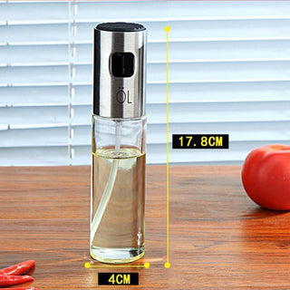 Stainless Steel Glass Olive Pump Spray