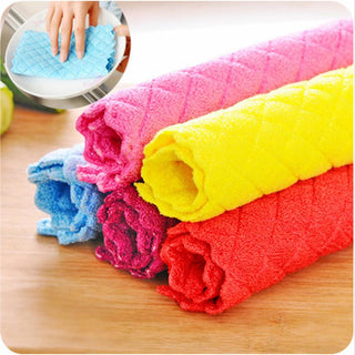 High Efficient Anti-grease Color Dish Cloth