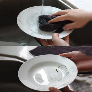 Efficient Anti-grease Color Dish Cloth