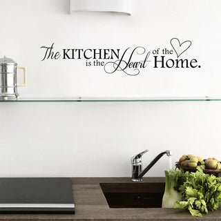Kitchen Is Heart Of The Home Sticker